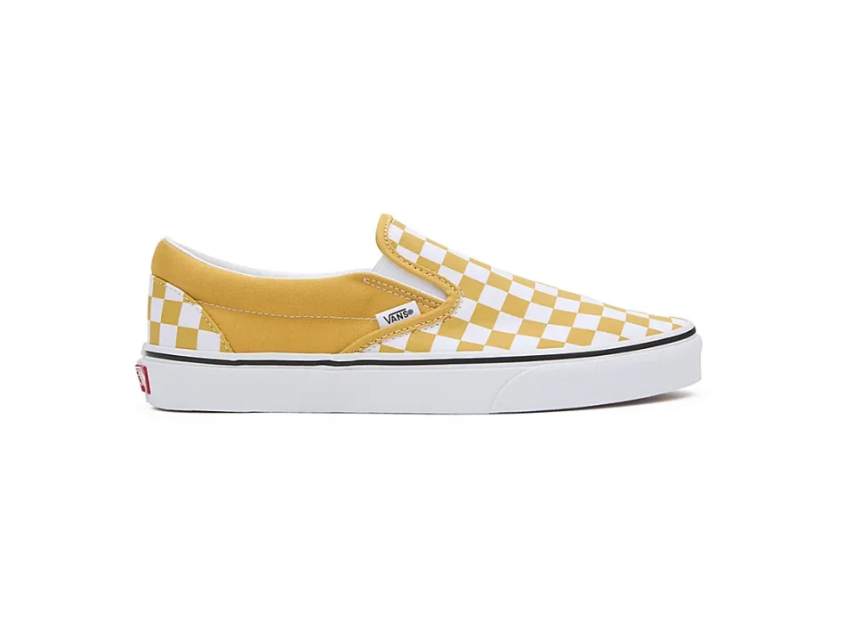 VANS SCARPE CLASSIC SLIP-ON CHECKERBOARD GOLDEN GLOW
