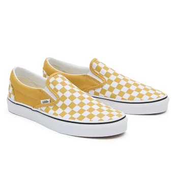 VANS SCARPE CLASSIC SLIP-ON CHECKERBOARD GOLDEN GLOW