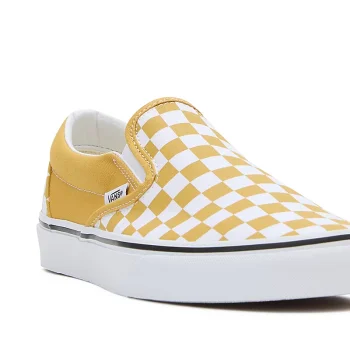 VANS SCARPE CLASSIC SLIP-ON CHECKERBOARD GOLDEN GLOW