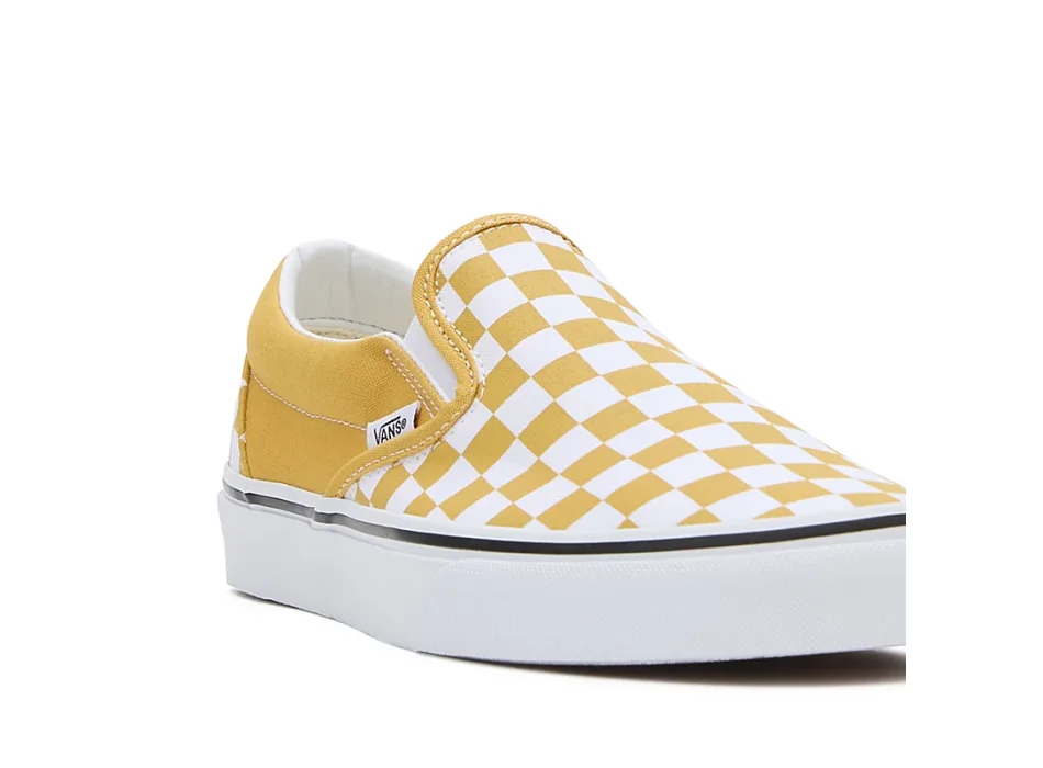 VANS SCARPE CLASSIC SLIP-ON CHECKERBOARD GOLDEN GLOW