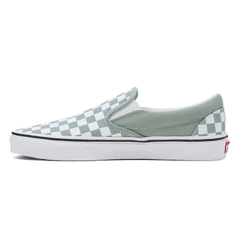VANS SCARPE CLASSIC SLIP-ON CHECKERBOARD ICEBERG GREEN