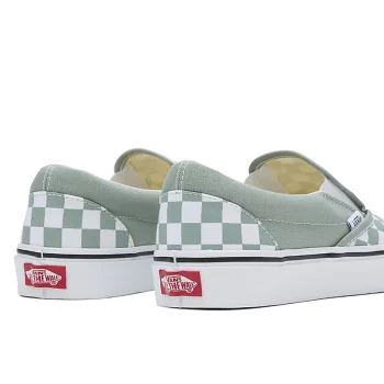 VANS SCARPE CLASSIC SLIP-ON CHECKERBOARD ICEBERG GREEN