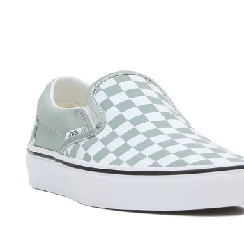 VANS SCARPE CLASSIC SLIP-ON CHECKERBOARD ICEBERG GREEN