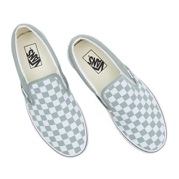 VANS SCARPE CLASSIC SLIP-ON CHECKERBOARD ICEBERG GREEN