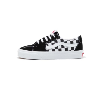 VANS SCARPE SK8-LOW BLACK CHECKERBOARD