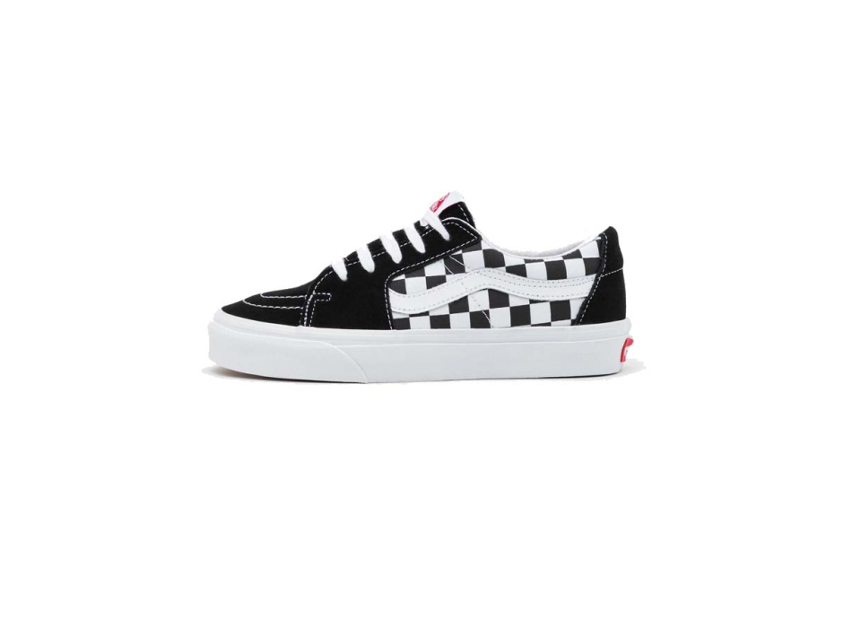 Vans Sk8 Low Canvas Suede Black Checkerboard Scarpe Vans shop online