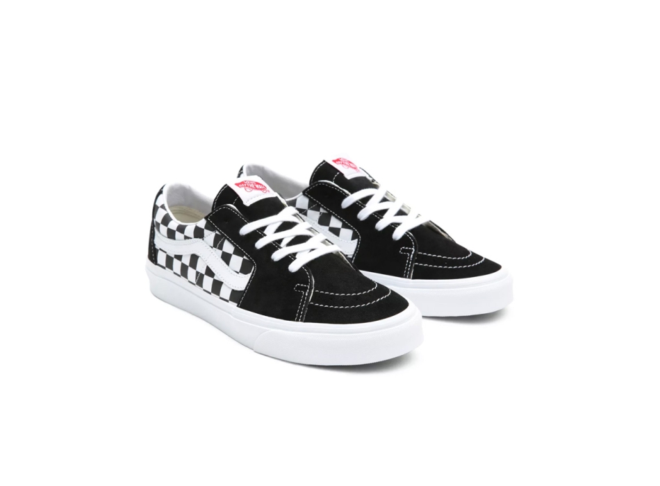 VANS SCARPE SK8-LOW BLACK CHECKERBOARD