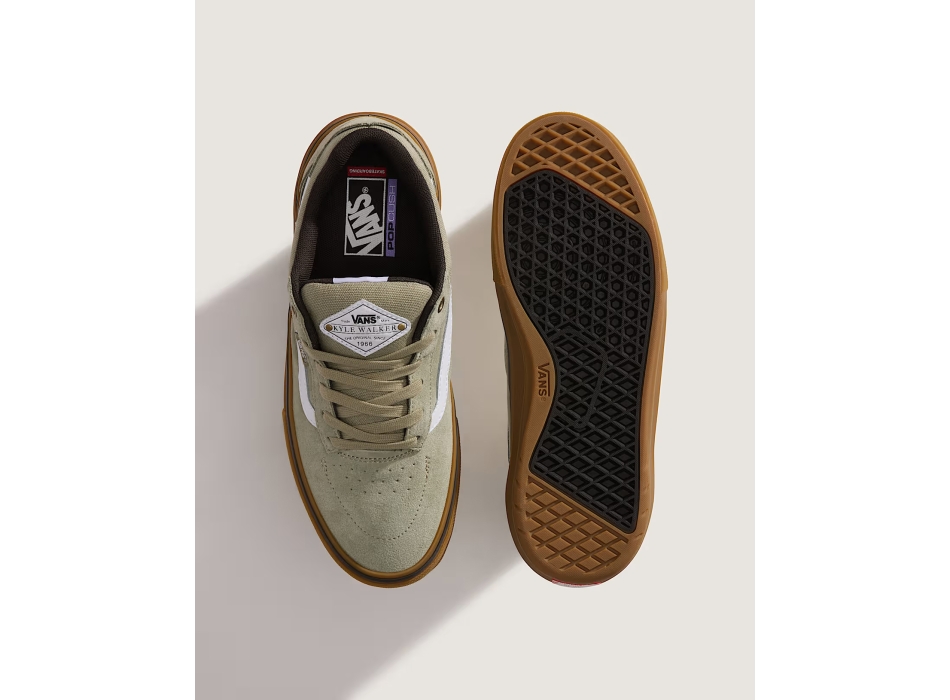 VANS SCARPE SKATE WAFFLECUP WALKER KYLE LIGHT GREEN