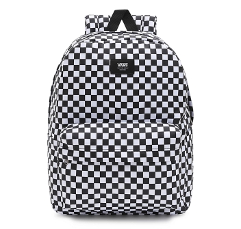 VANS ZAINO OLD SKOOL CHECK WHITE BLACK