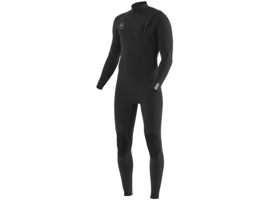 VISSLA 7 SEAS 4/3 MUTA INTERA FRONT ZIP BLACK
