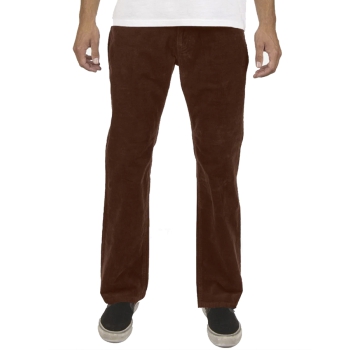 VISSLA BOARDER C CORD 5 PKT PANTALONI DARK EARTH