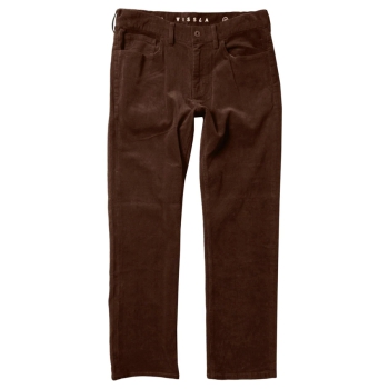 VISSLA BOARDER C CORD 5 PKT PANTALONI DARK EARTH