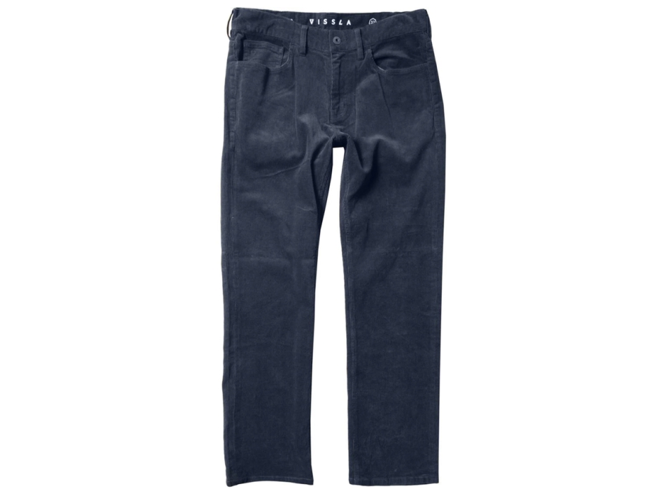 VISSLA BOARDER C CORD 5 PKT PANTALONI MIDNIGHT