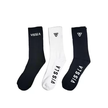 VISSLA CALZE LOGO 3 PEZZI