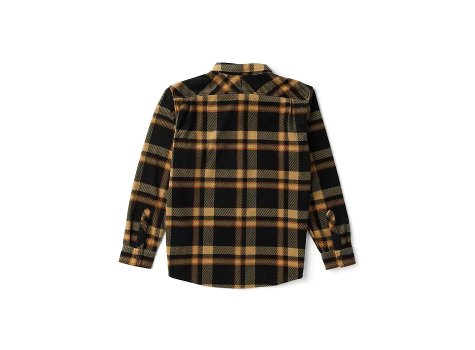 VISSLA CAMICIA ECO-ZY POLAR FLANNEL BLACK