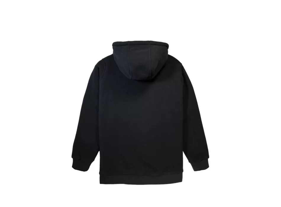 VISSLA ECO-ZY FELPA CON CAPPUCCIO IN SHERPA BLACK