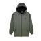 VISSLA ECO-ZY FELPA CON CAPPUCCIO IN SHERPA VINTAGE GREEN