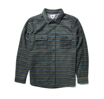 VISSLA ECO-ZY POLAR FLANNEL CAMICIA FLANELLA PHANTOM
