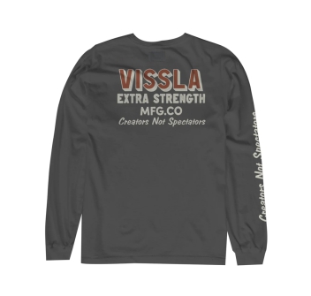 VISSLA EXTRA STRENGTH POCKET MAGLIA MANICHE LUNGHE PHANTOM