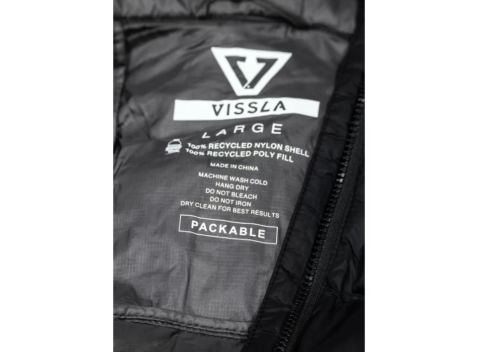 VISSLA PACIFIC PACKABLE ECO JACKET PIUMINO