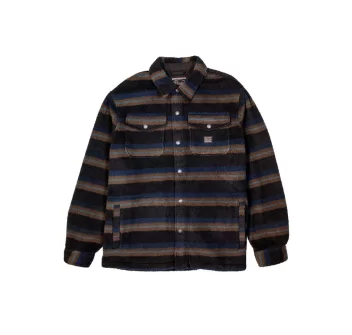 VISSLA PEAK SHERPA SHIRT GIACCA BLACK