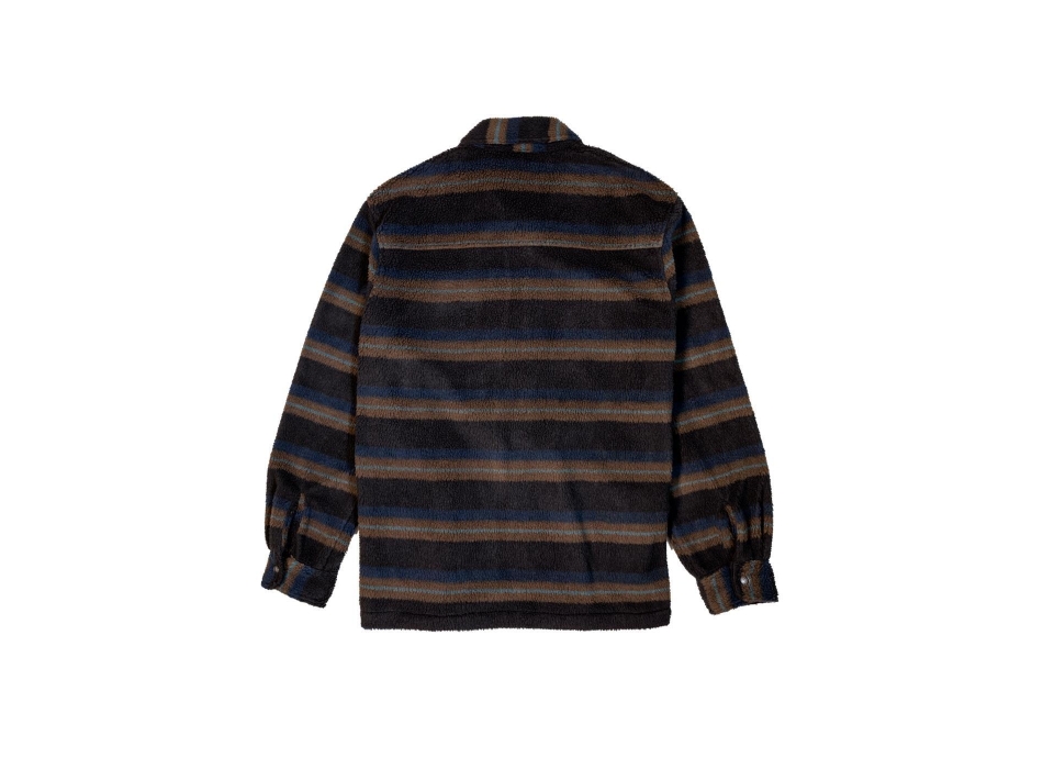 VISSLA PEAK SHERPA SHIRT GIACCA BLACK