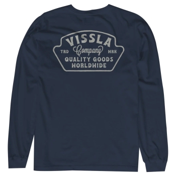 VISSLA QUALITY GOODS MANICHE LUNGHE NAVY