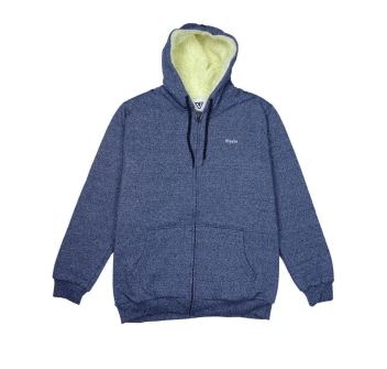 VISSLA ROAMER III ECO SHERPA FELPA CON CAPPUCCIO DARK NAVY HEATHER