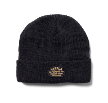 VISSLA SOLID SETS ECO BEANIE BLACK