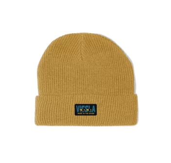 VISSLA SOLID SETS ECO BEANIE GOLDEN HOUR