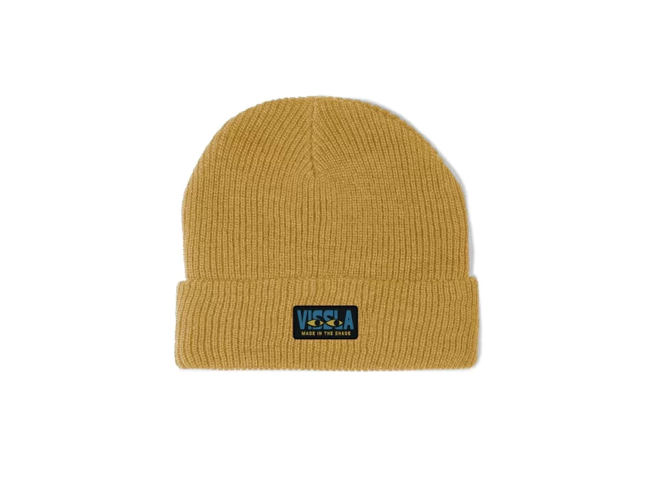 VISSLA SOLID SETS ECO BEANIE GOLDEN HOUR