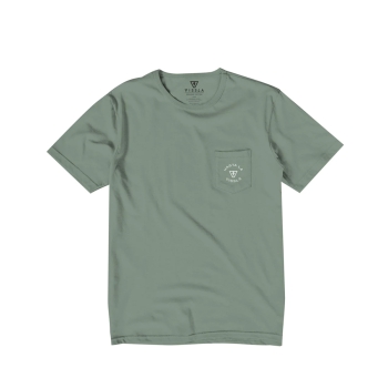 VISSLA T-SHIRT HASTA LA VISSLA ORGANIC POCKET TEE JADE