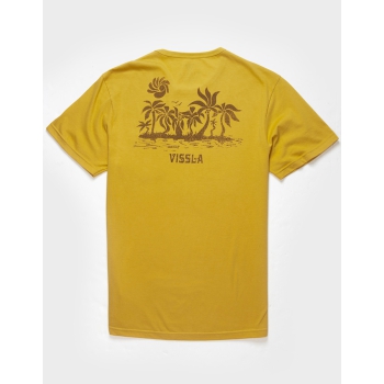VISSLA T-SHIRT TULUM ORGANIC POCKET TEE ALE