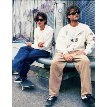 VOLCOM BILLOW TAPERED CORDUROY PANTALONI IN VELLUTO KHAKI