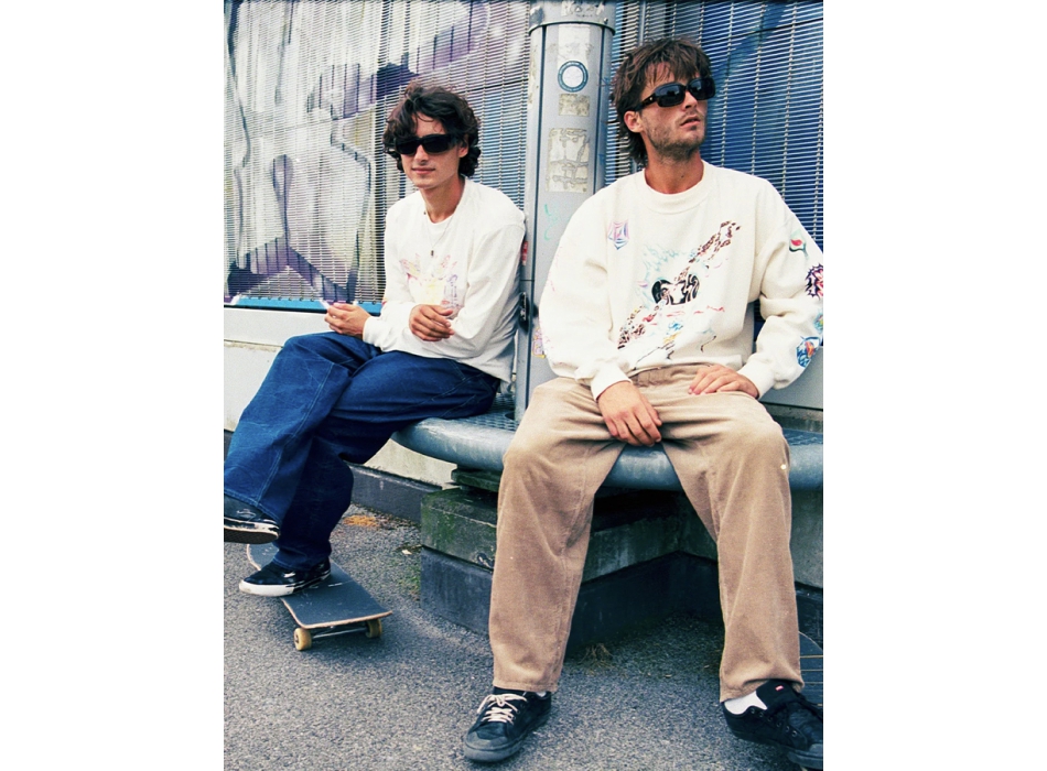 VOLCOM BILLOW TAPERED CORDUROY PANTALONI IN VELLUTO KHAKI