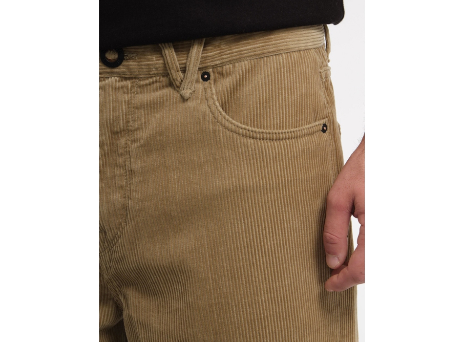 Volcom Pantaloni Billow Tapered Corduroy Trousers Khaki Acquista - Main Image