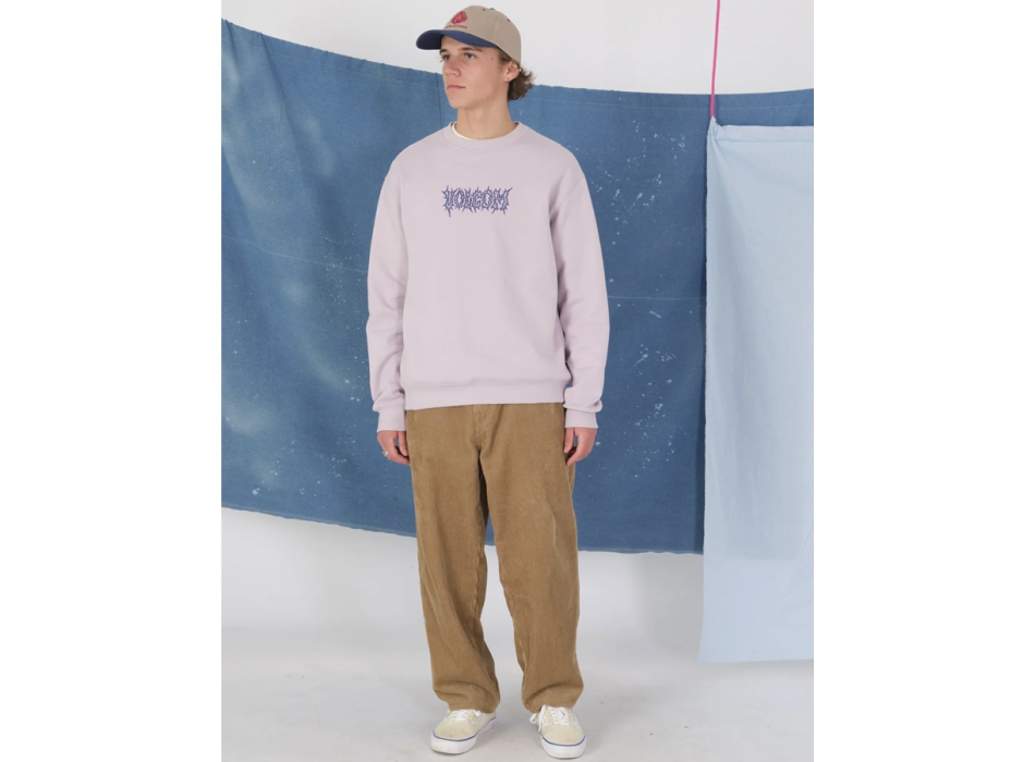 VOLCOM BILLOW TAPERED CORDUROY PANTALONI IN VELLUTO KHAKI