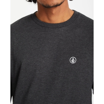VOLCOM CIRCLE BLANKS T-SHIRT HEATHER GREY
