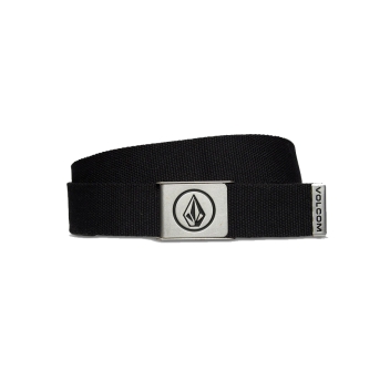 VOLCOM CIRCLE WEB CINTURA EXPEDITION BLACK