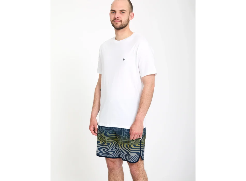 VOLCOM ENCOUNTER SCALLOP MOD BOARDSHORT 19" BLUEBERRY