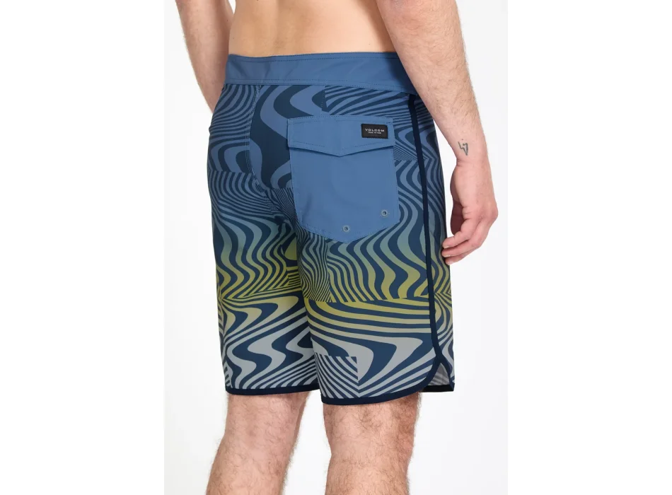 VOLCOM ENCOUNTER SCALLOP MOD BOARDSHORT 19" BLUEBERRY