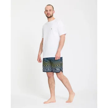 VOLCOM ENCOUNTER SCALLOP MOD BOARDSHORT 19" BLUEBERRY