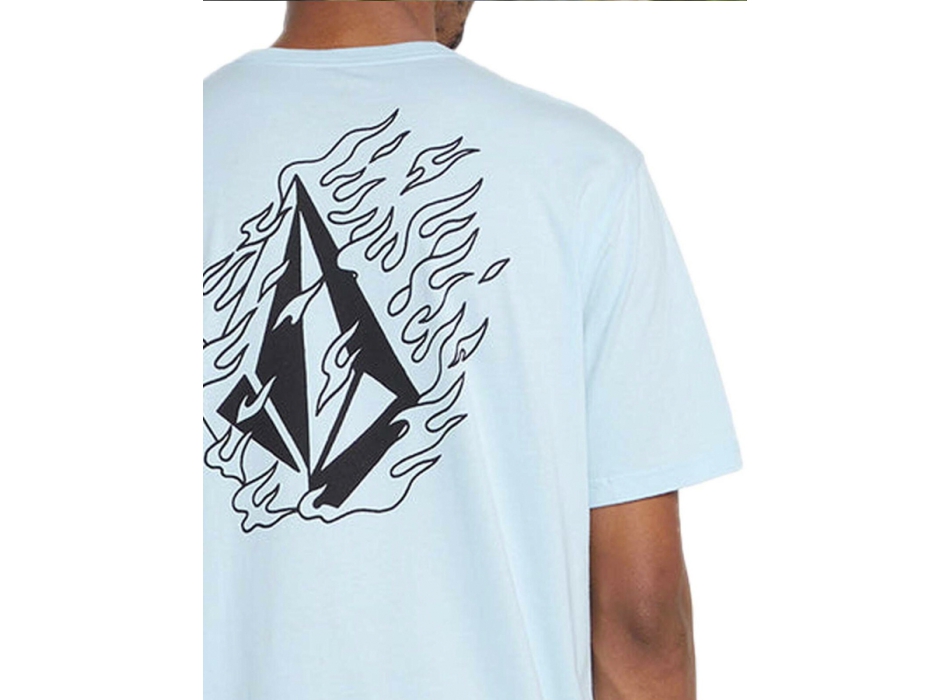 VOLCOM FIREFIGHT T-SHIRT MISTY BLUE