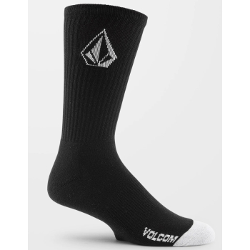 VOLCOM FULL STONE CALZINI PACCO DA 3 BLACK