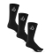VOLCOM FULL STONE CALZINI PACCO DA 3 BLACK