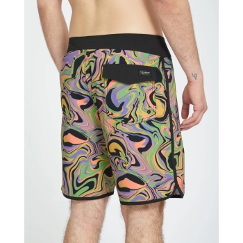 VOLCOM INFUSE SCALLOP MOD BOARDSHORT 19" STEEL PURPLE