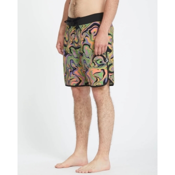 VOLCOM INFUSE SCALLOP MOD BOARDSHORT 19" STEEL PURPLE