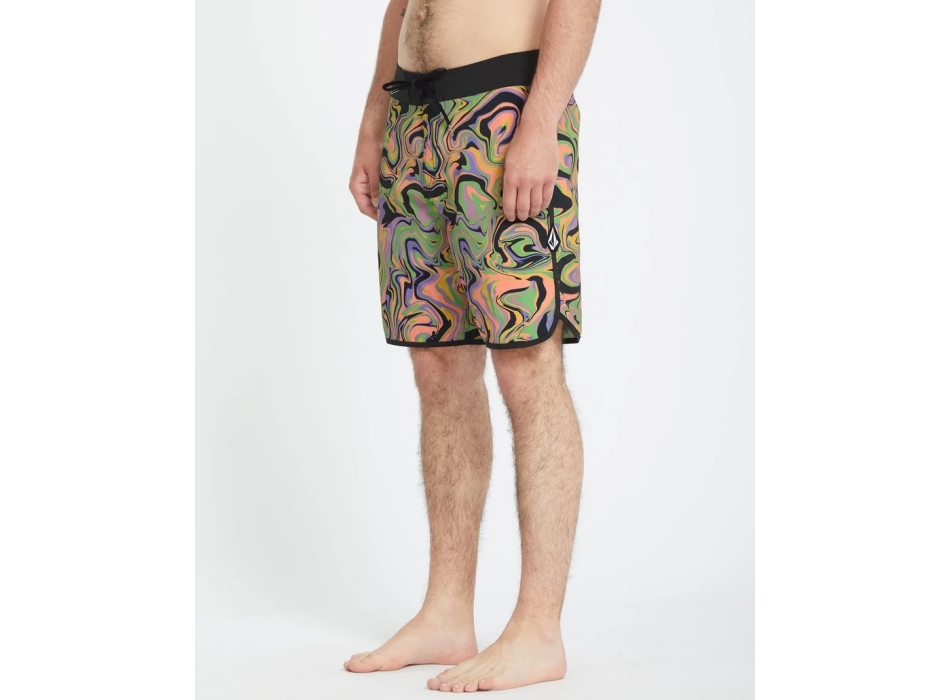 VOLCOM INFUSE SCALLOP MOD BOARDSHORT 19" STEEL PURPLE