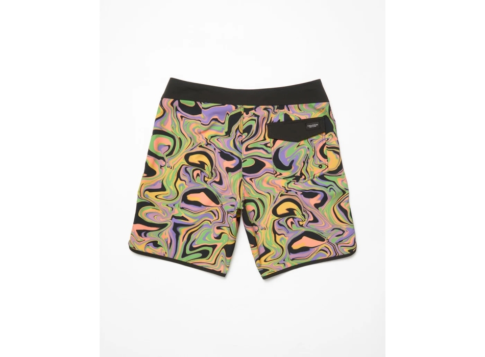VOLCOM INFUSE SCALLOP MOD BOARDSHORT 19" STEEL PURPLE