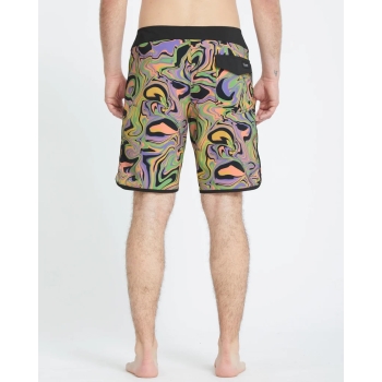 VOLCOM INFUSE SCALLOP MOD BOARDSHORT 19" STEEL PURPLE